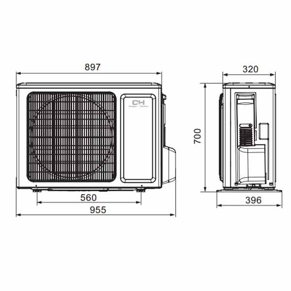 Cooper&Hunter VITAL Inverter CH-S07FTXF-NG Cooper&Hunter efektyvus šildymas iki -15°C - Image 6