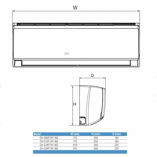 Cooper&Hunter VITAL Inverter CH-S07FTXF-NG Cooper&Hunter efektyvus šildymas iki -15°C - Image 5