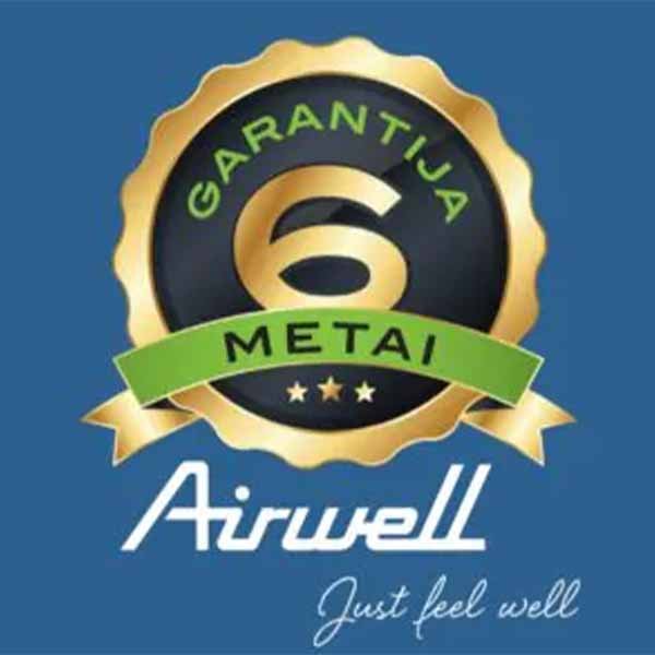 Airwell Šilumos Siurblys Oras-Vanduo WELLEA WT Split 240L Trifazis ODMA-160T-09M22-25 / AW-YHPSA12-H93 - Image 5