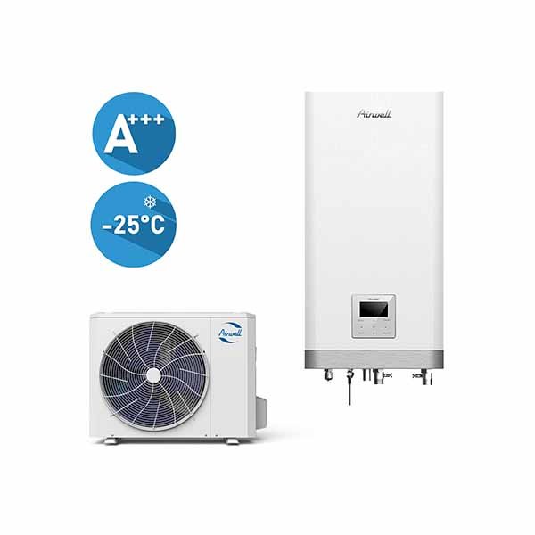 Šilumos siurblys oras-vanduo Airwell WELLEA Split (trifazis) AW-WHPSA1216-N93/AW-YHPSA12-H93 (-25°C)